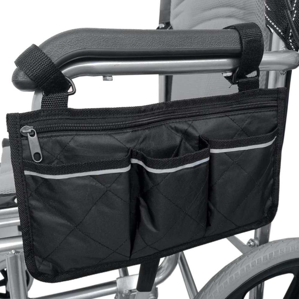 Wheelchair Side Bag with multiple pockets - Picture 3 of 7
